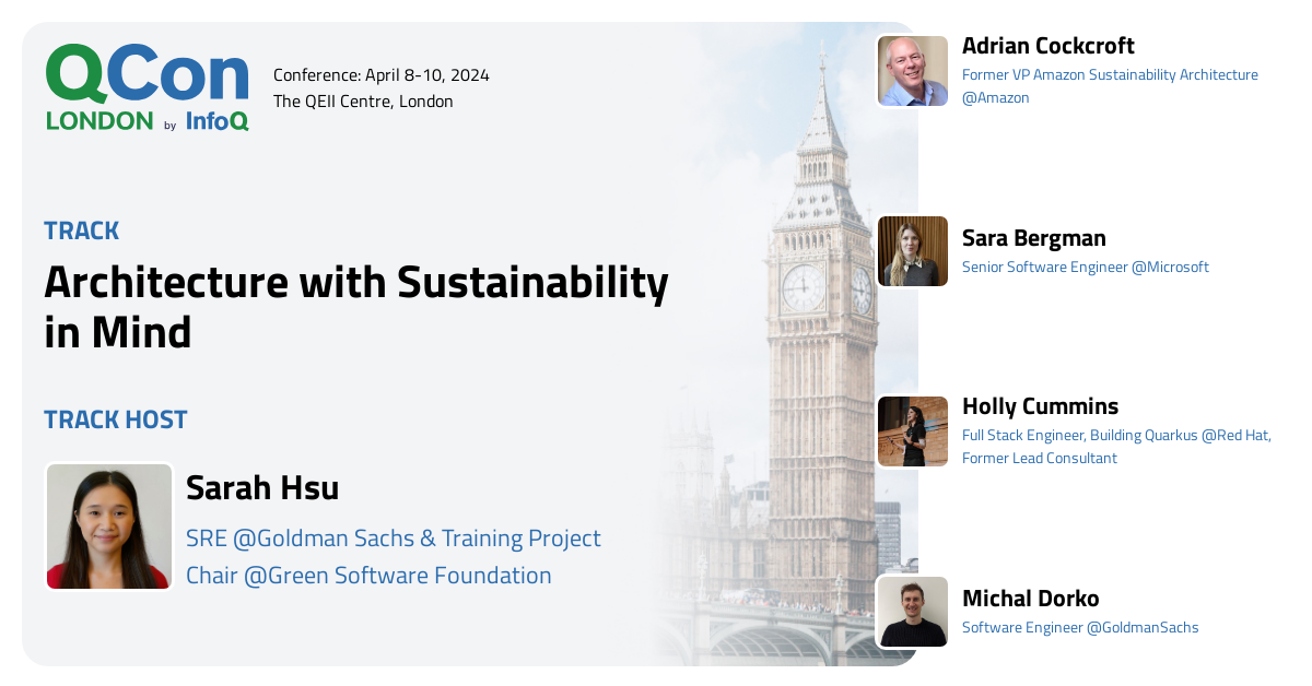 QCon London 2023 | Architecture with Sustainability in Mind